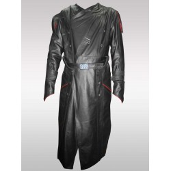 Captain America Avenger Red Skull Leather Coat
